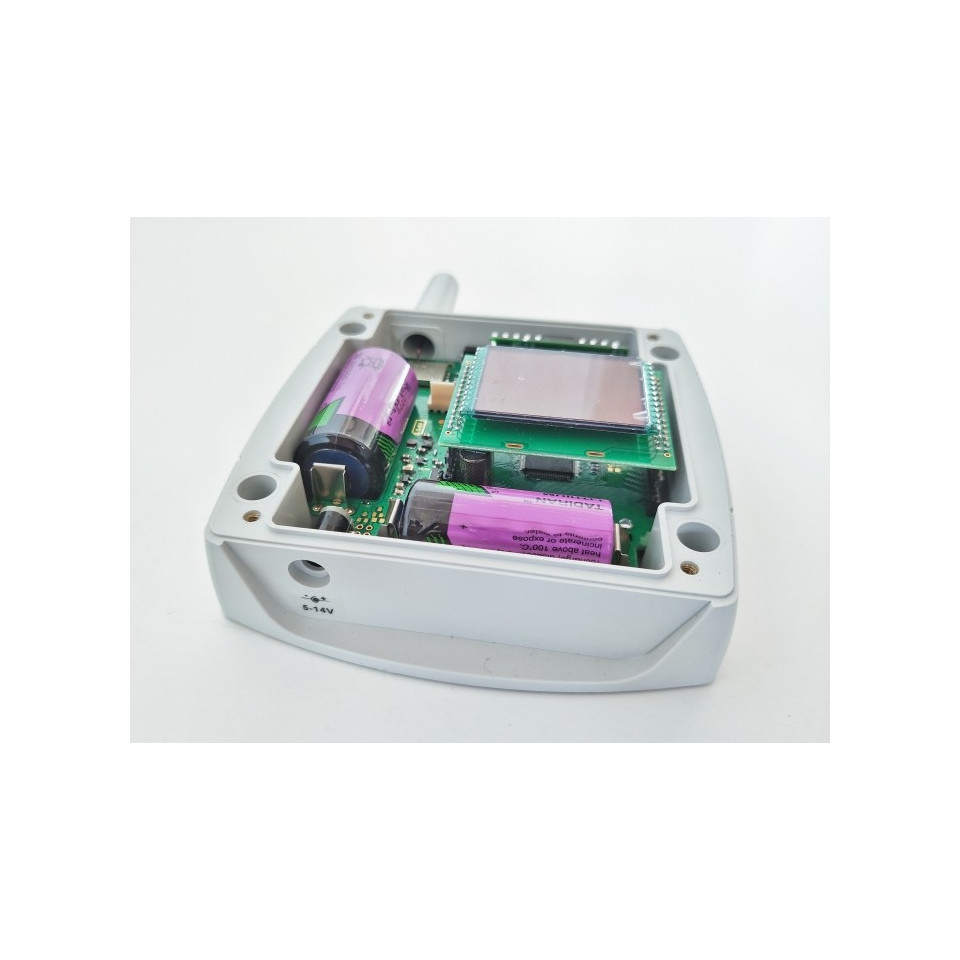 Sensor inalámbrico de temperatura y CO2 de IoT, Sigfox