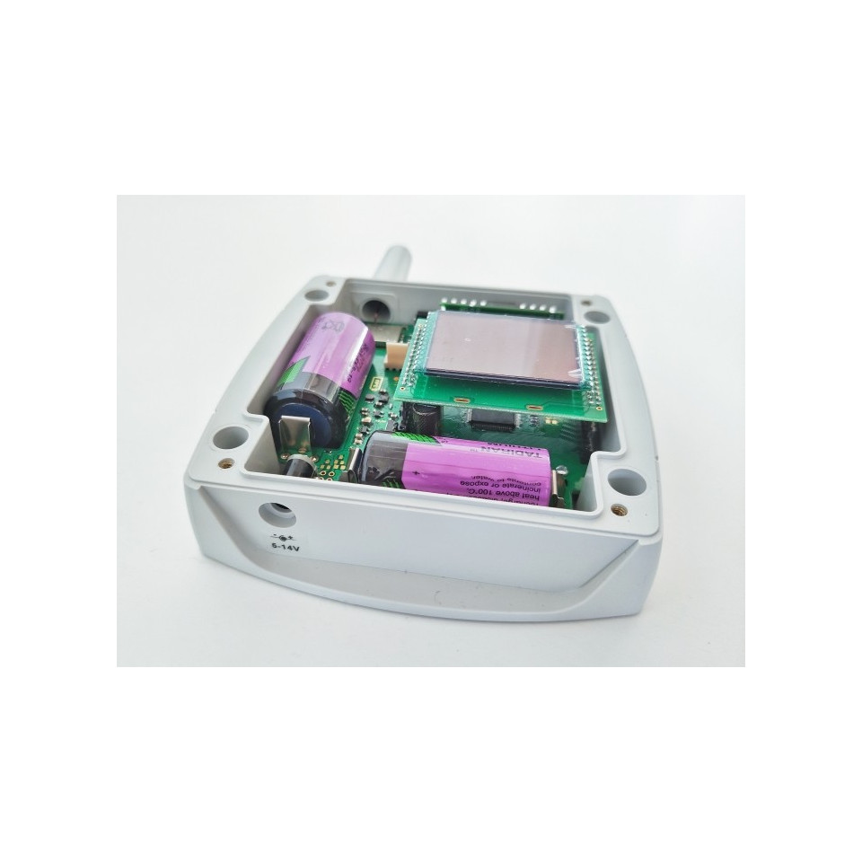Senzor de temperatură fără fir IoT și CO2, Sigfox