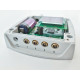 Sensore di temperatura wireless IoT per 4 sonde Pt1000 esterne, connettori CINCH, Sigfox