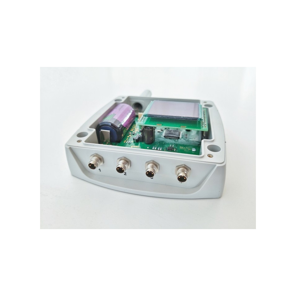 Bezprzewodowy czujnik temperatury IoT dla 4 zewnętrznych sond Pt1000, złącze ELKA, Sigfox