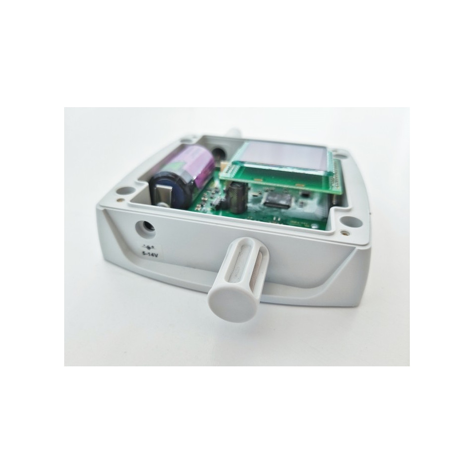 Bezprzewodowy czujnik temperatury IoT, wilgotności względnej i CO2, Sigfox