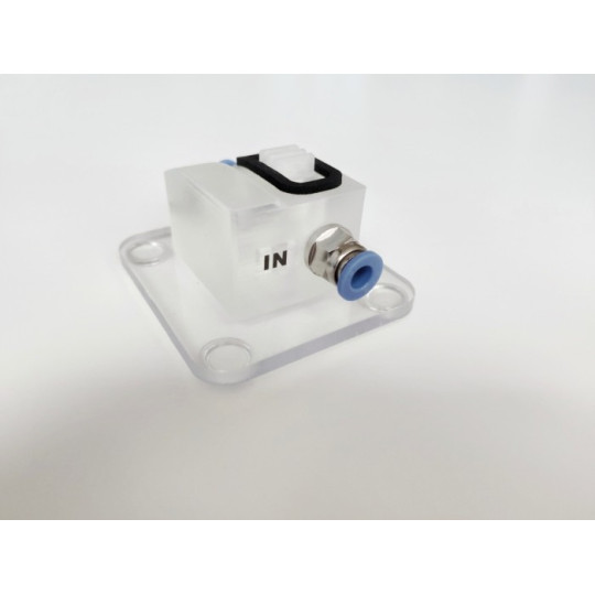 Adattatore per la regolazione della CO2 e la calibrazione dei data logger