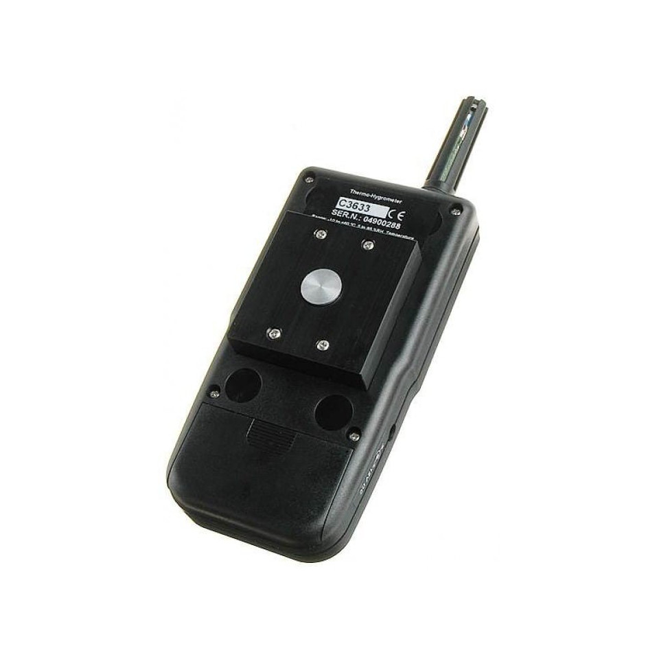 Termômetro-higrômetro com sensor de temperatura magnético - Gravador