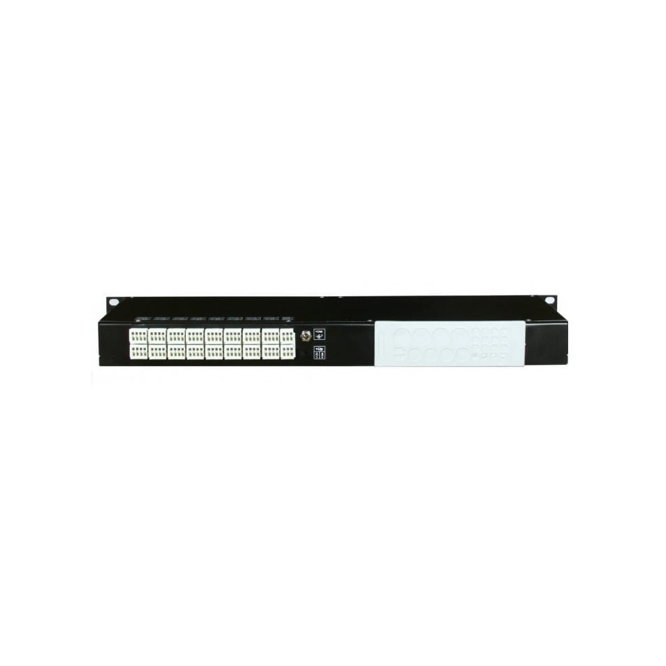 16-channel data logger for 19 "rack with alarms