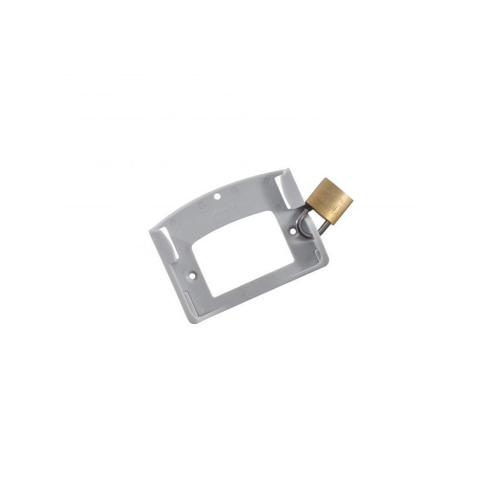 Wall bracket with secure lock