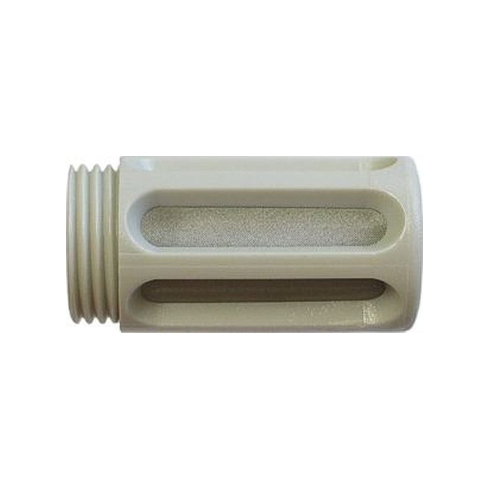 Plastic sensor protection with stainless steel filter (gray)