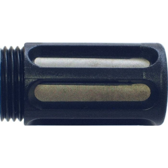 Proteção de sensor de plástico com filtro de malha de aço inoxidável (preto)