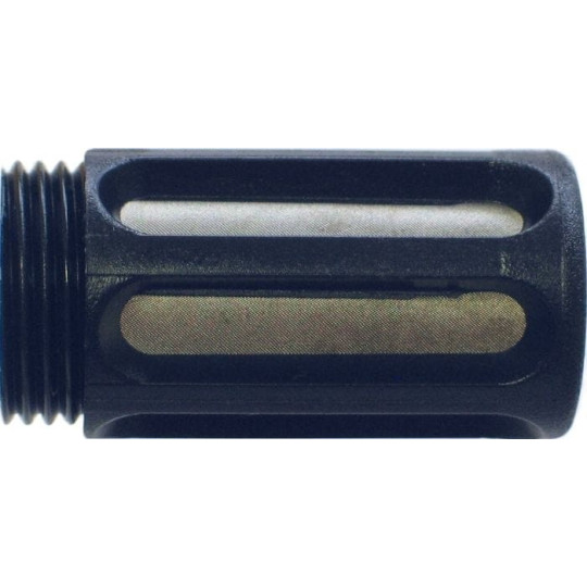 Protezione del sensore in plastica con filtro a rete in acciaio inossidabile (nero)