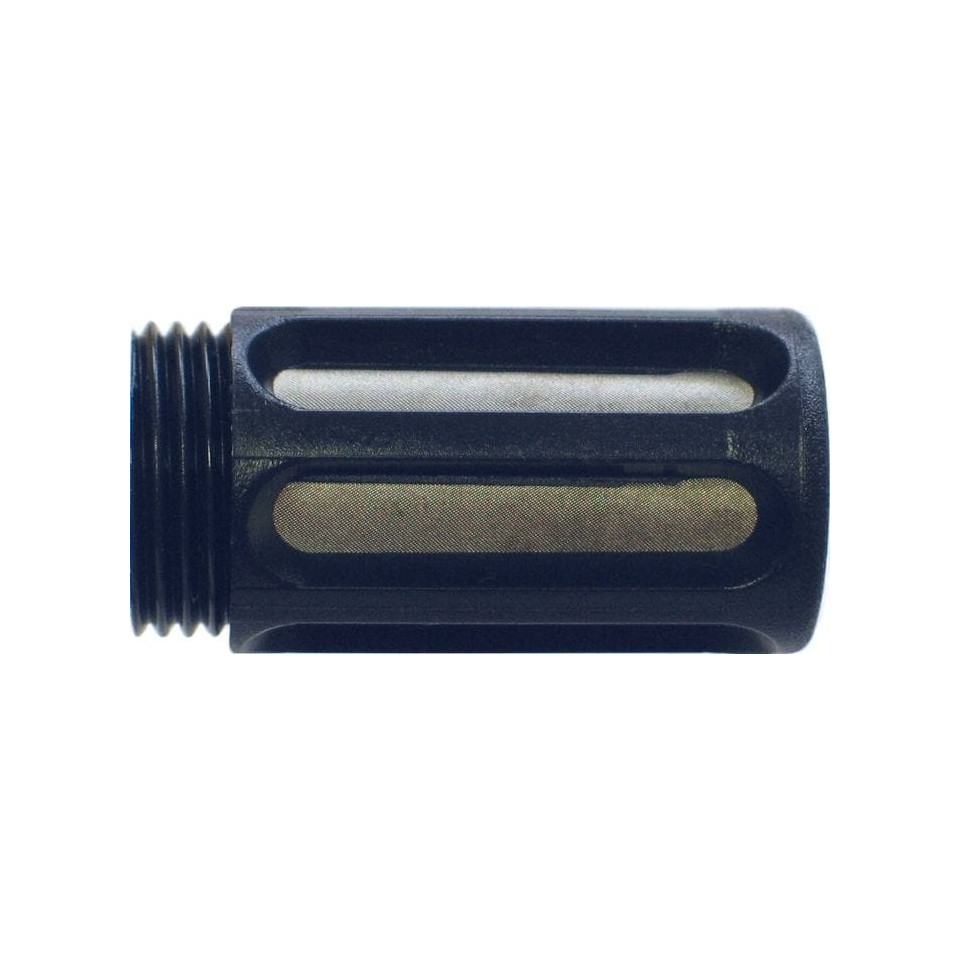 Plastikowa osłona czujnika z filtrem siatkowym ze stali nierdzewnej (czarny)