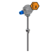 Widerstandsthermometer mit Anschlusskopf, Inneneinsatz und Lötanschluss - ATEX eigensicher