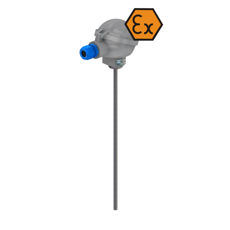 Schnell Reagierendes Thermoelement Mit Anschlusskopf Atex Eigensicher