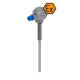 Termocuplu cu cap de conectare 1800 ° C ATEX sigur intrinsec