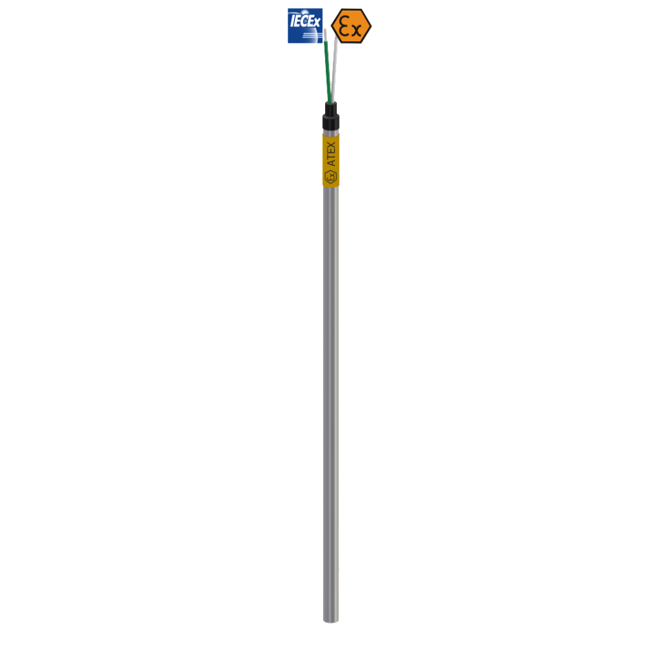 Thermocouple chemisé ATEX à sécurité intrinsèque