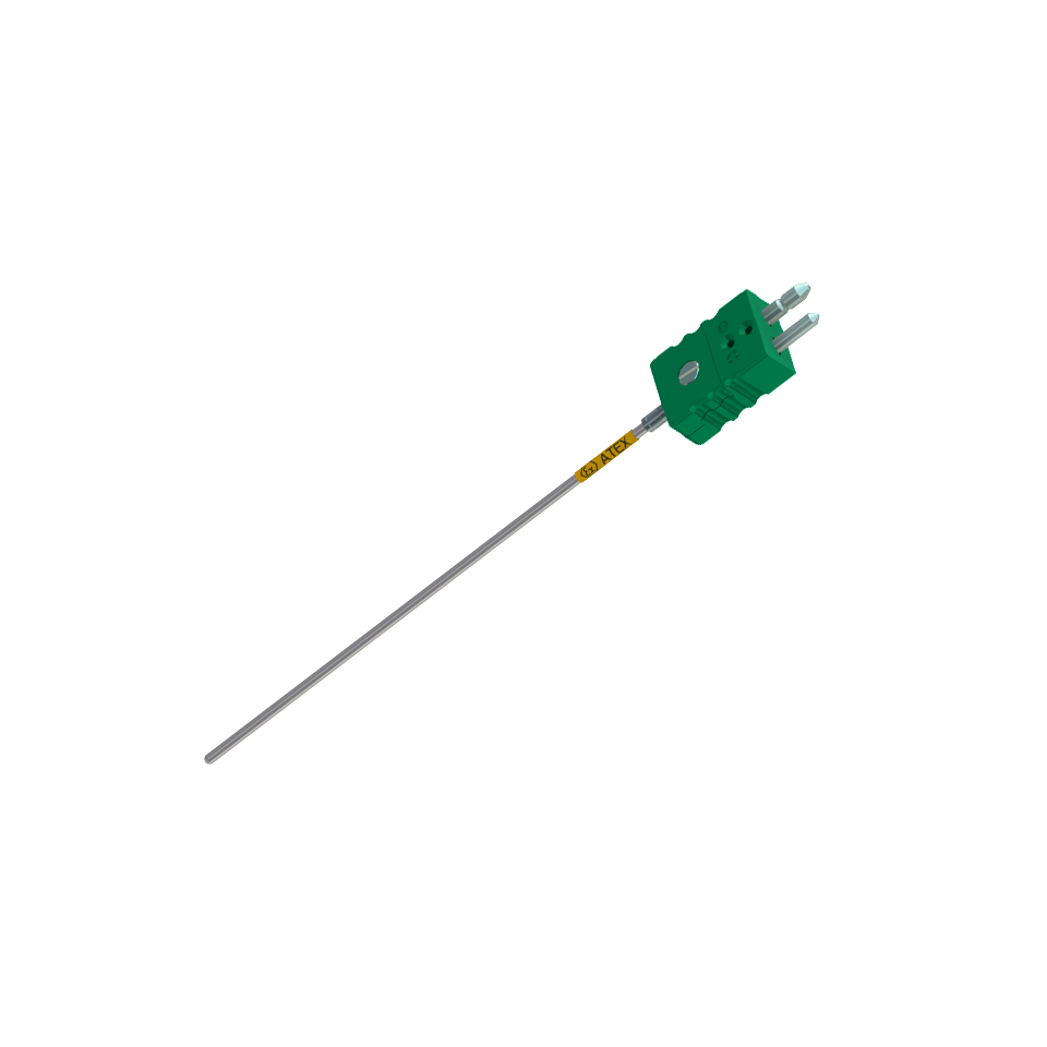 Termopar con revestimiento ATEX intrínsecamente seguro con conector estándar