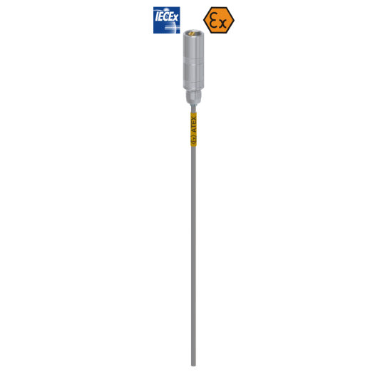 Termopar con revestimiento ATEX intrínsecamente seguro con conector LEMO