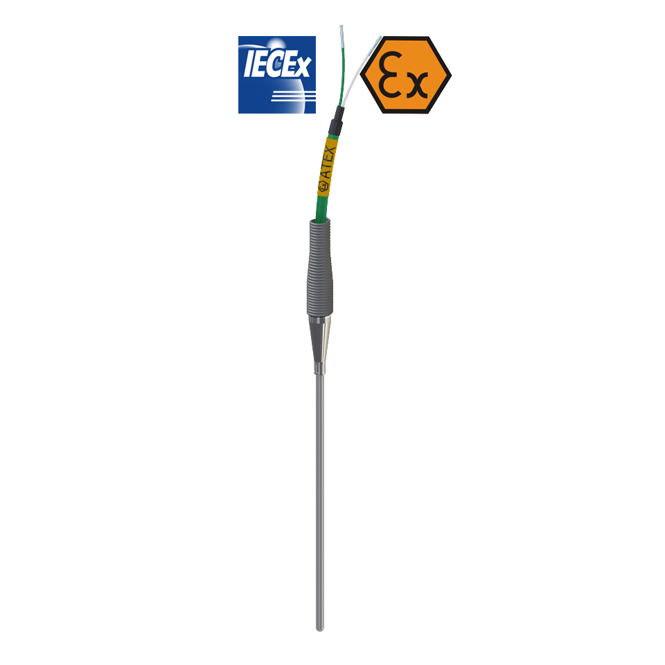 Intrinsically Safe Wired ATEX Jacketed Thermocouple