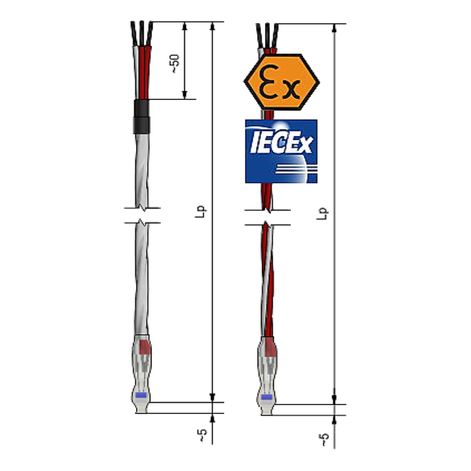 ATEX-Widerstandsthermometer mit erhöhter Sicherheit zum Wickeln