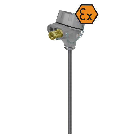 Thermomètre à résistance avec tête de connexion - ATEX antidéflagrant