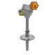 Connection head thermocouple with flange and reduction - ATEX explosion-proof
