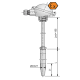 Anschlusskopf-Widerstandsthermometer mit Untersetzung - ATEX eigensicher