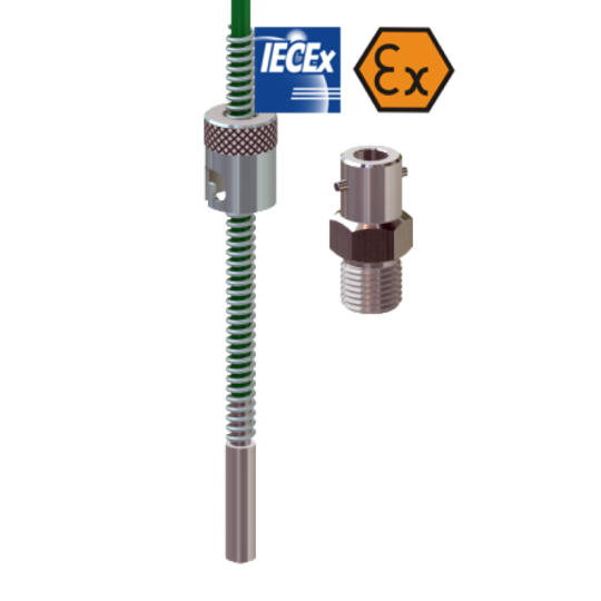 ATEX Intrinsically Safe Wired Bayonet Thermocouple