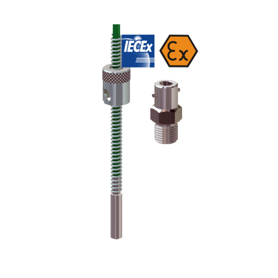 ATEX Intrinsically Safe Wired Bayonet Thermocouple