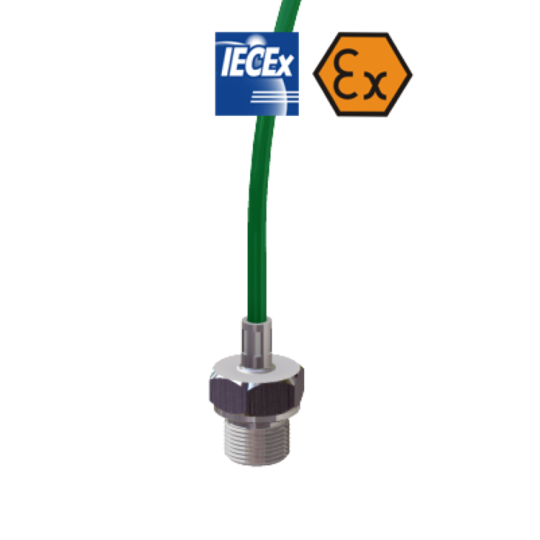 Wired thermocouple with intrinsically safe ATEX connection