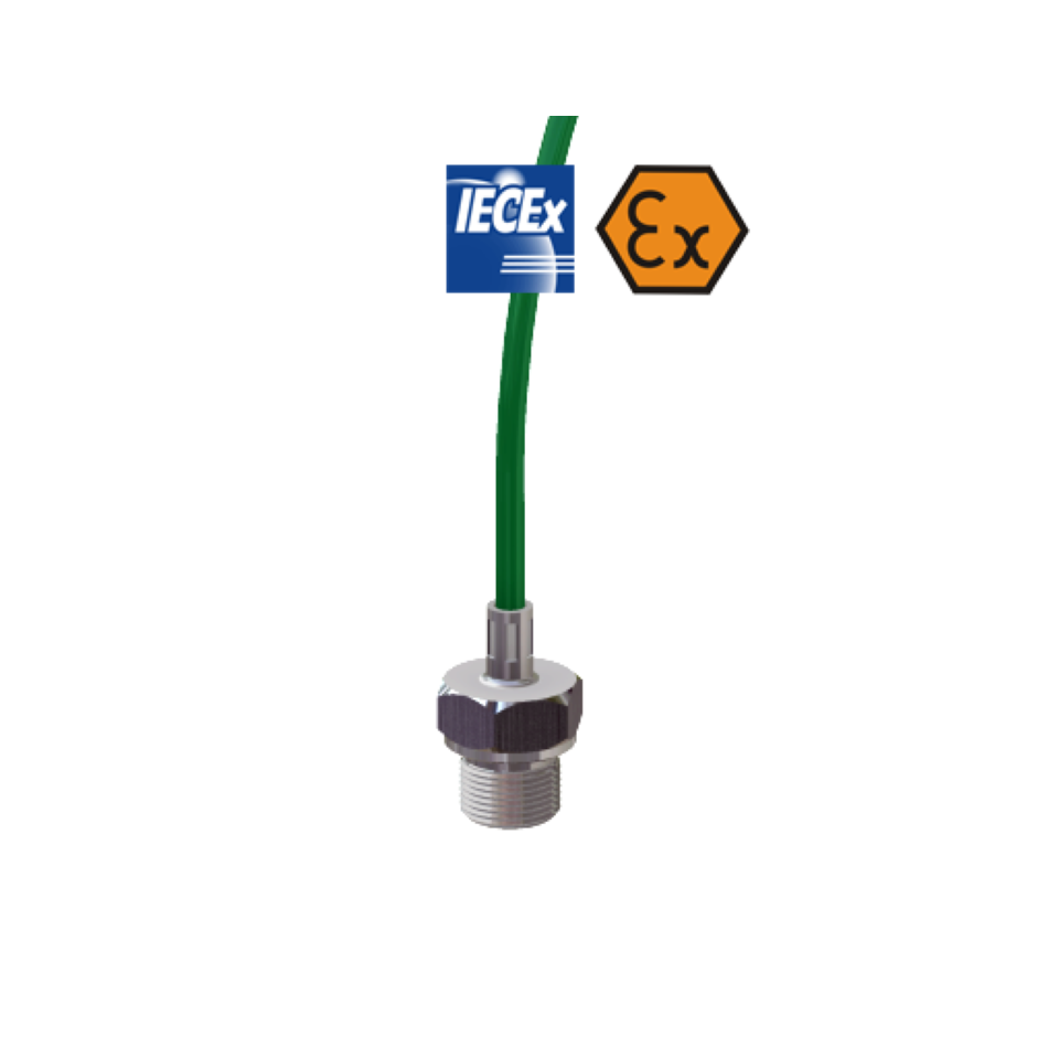 Wired thermocouple with intrinsically safe ATEX connection