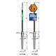 Wired thermocouple with intrinsically safe ATEX reduction