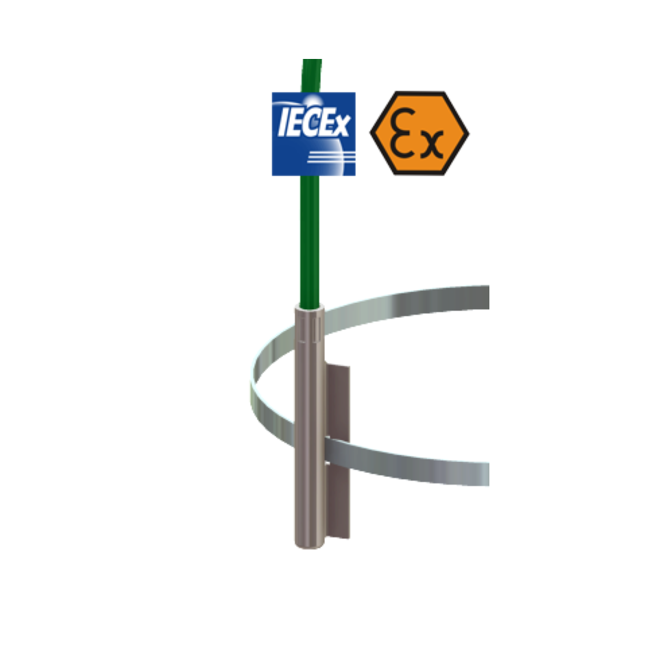 Termocoppia a contatto cablata a sicurezza intrinseca ATEX