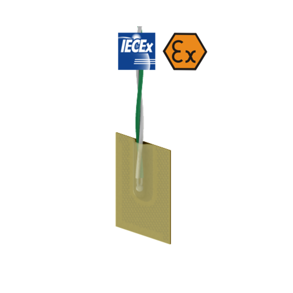 Eigensicheres ATEX Wired Teflon Adhesive Contact Thermoelement