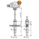 Connection head resistance thermometer with flange and insert - ATEX intrinsically safe