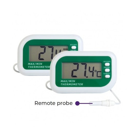 Max min Digital Alarmthermometer mat internen an externe Sensoren 2