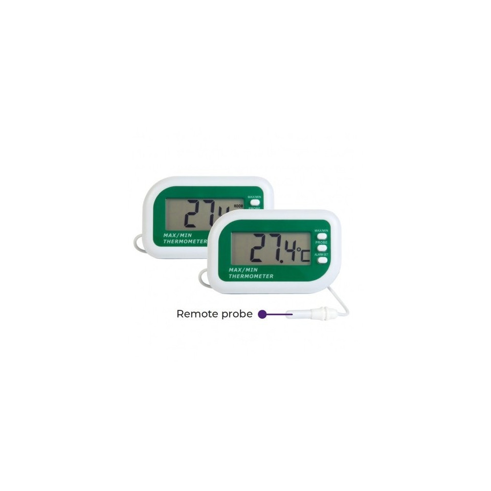 Max min Digital Alarmthermometer mat internen an externe Sensoren 2
