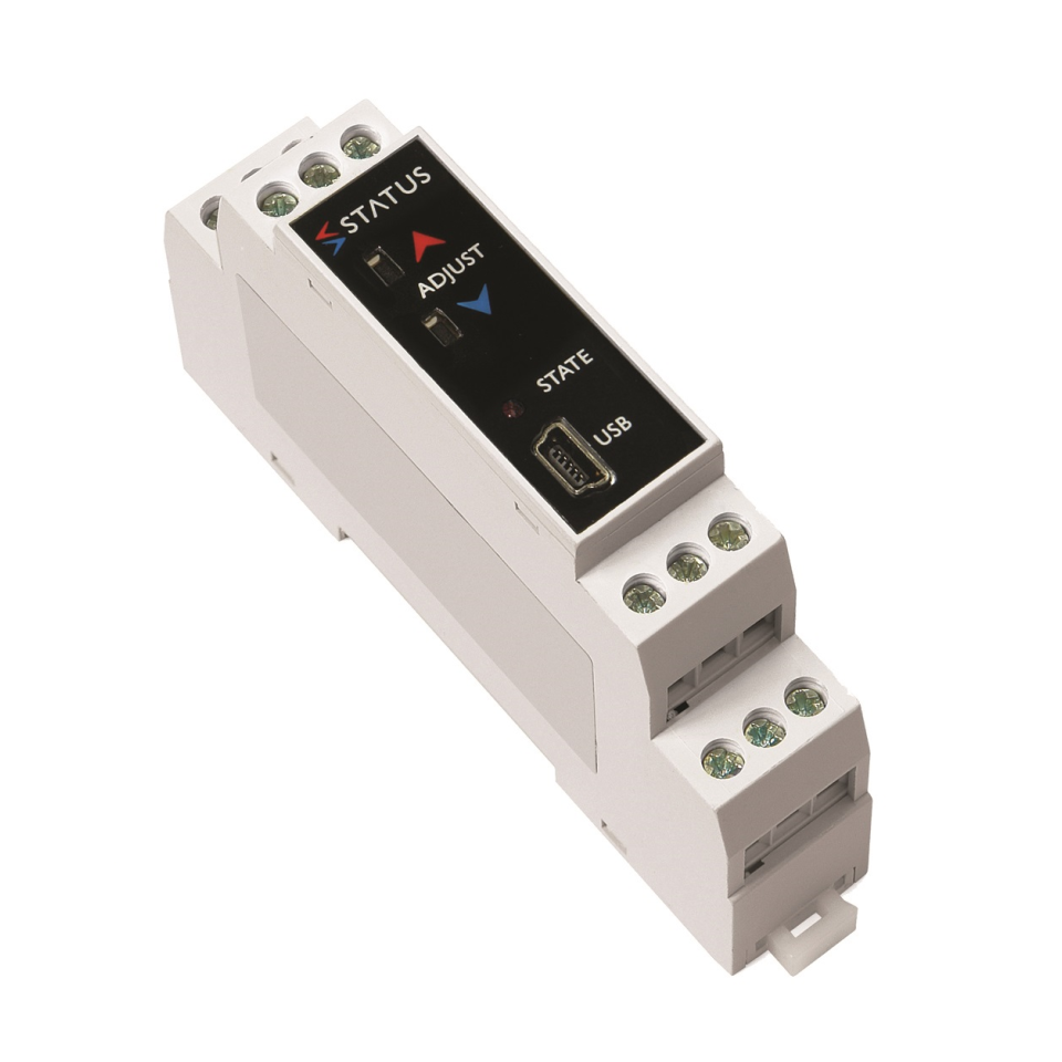 Pt100 PC programmable temperature transmitter with push button calibration