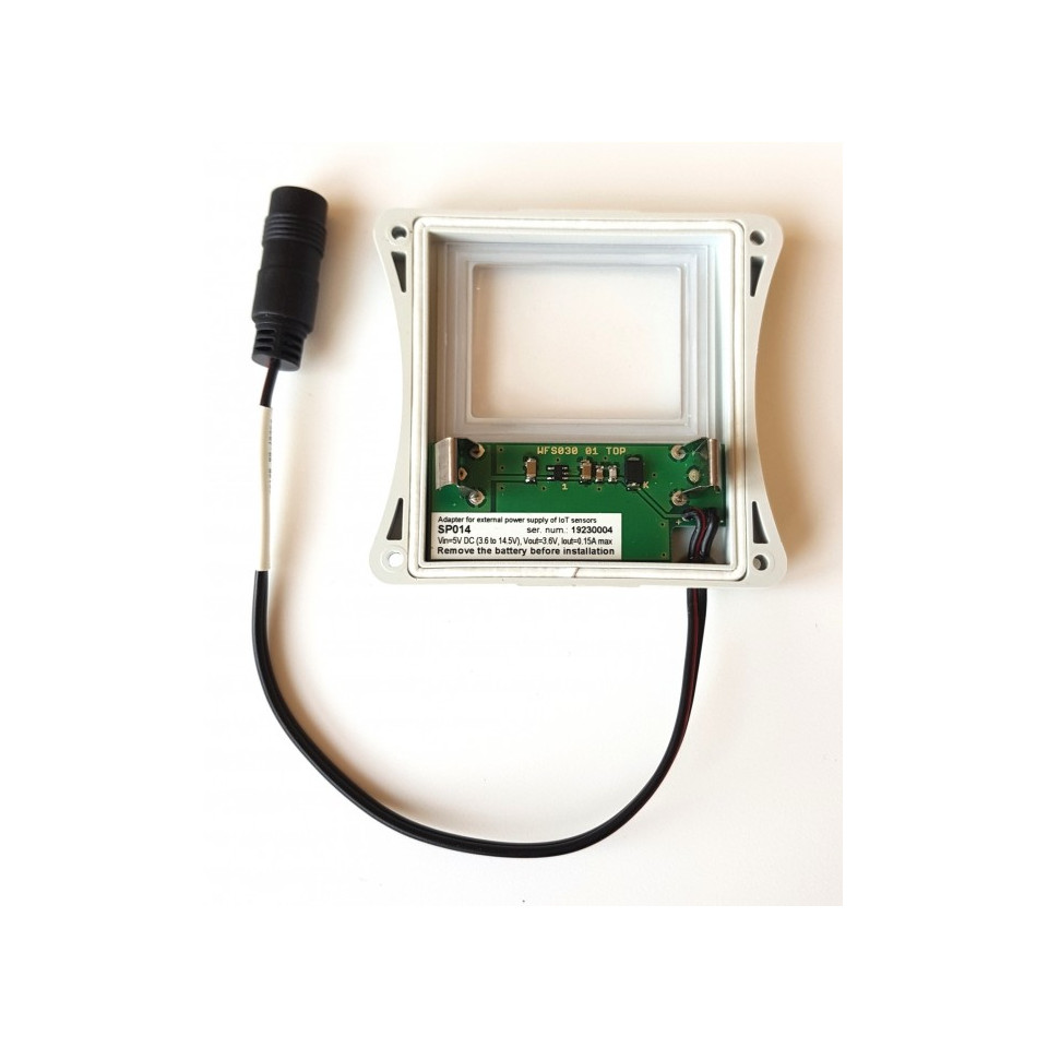 Adaptér pro napájení externího senzoru IoT s rádiovým výstupem do sítě Sigfox