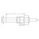 Sonda ATEX con conexión IP67 -30 ... 180 ° C