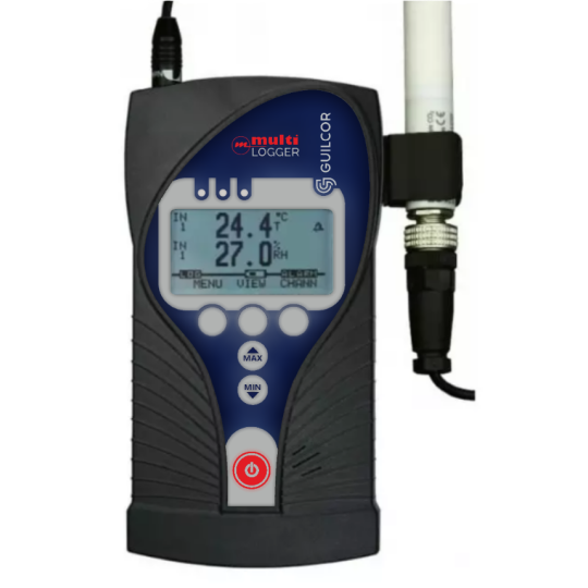 Multilogger - misuratore di CO2 termoigrometrico a quattro ingressi, fino a 50 ppm di CO000