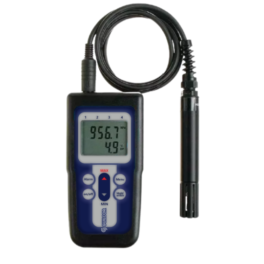 Thermo-hygro-barometer with external probe