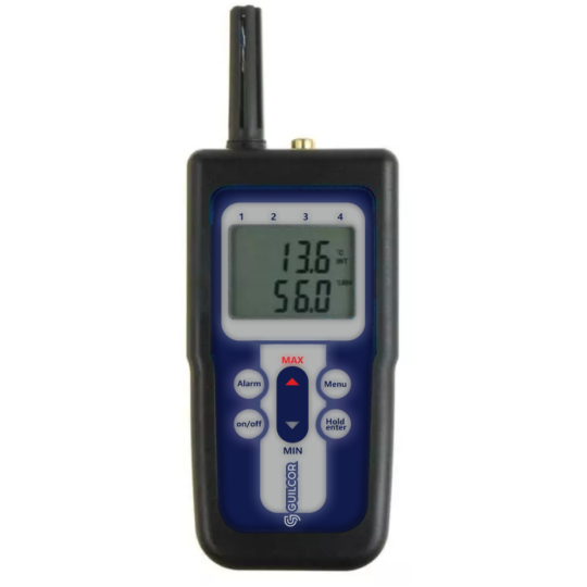 Registrador de temperatura y humedad con sonda externa