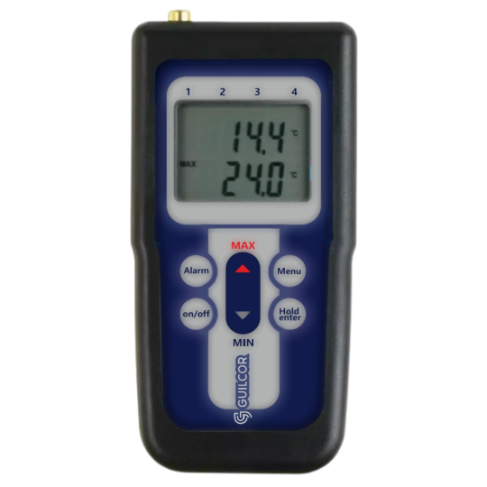 Thermomètre enregistreur portatif monocanal Ni1000 / Pt1000