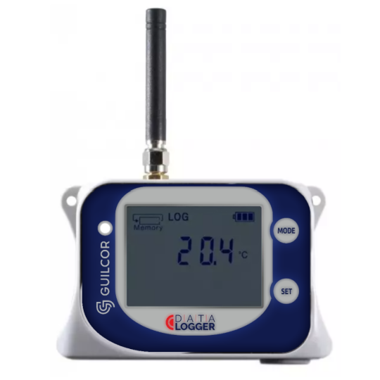 Registrador de datos de temperatura GSM con sensor y módem integrados