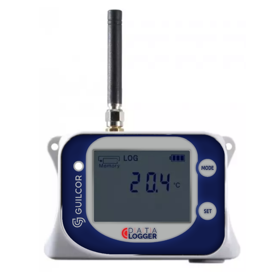Registratore di dati di temperatura GSM con sensore e modem integrati