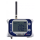 Registrador de dados de temperatura e umidade GSM com conector para sonda de temperatura externa