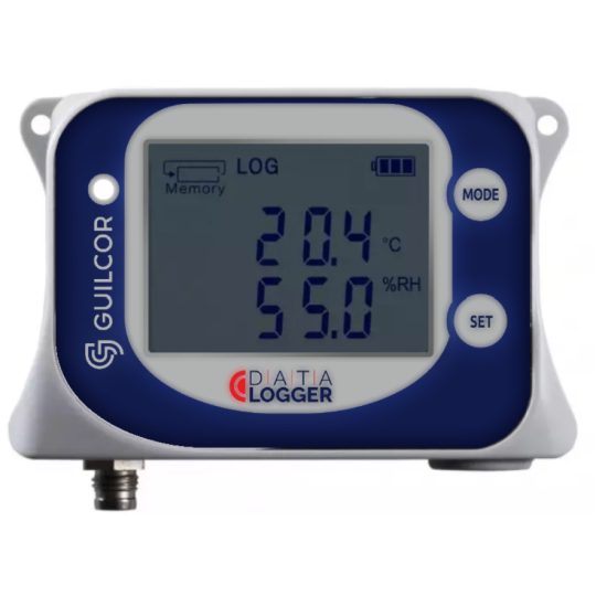 Registrador de temperatura e umidade para sonda externa