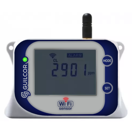 WiFi CO2 sensor with integrated probe