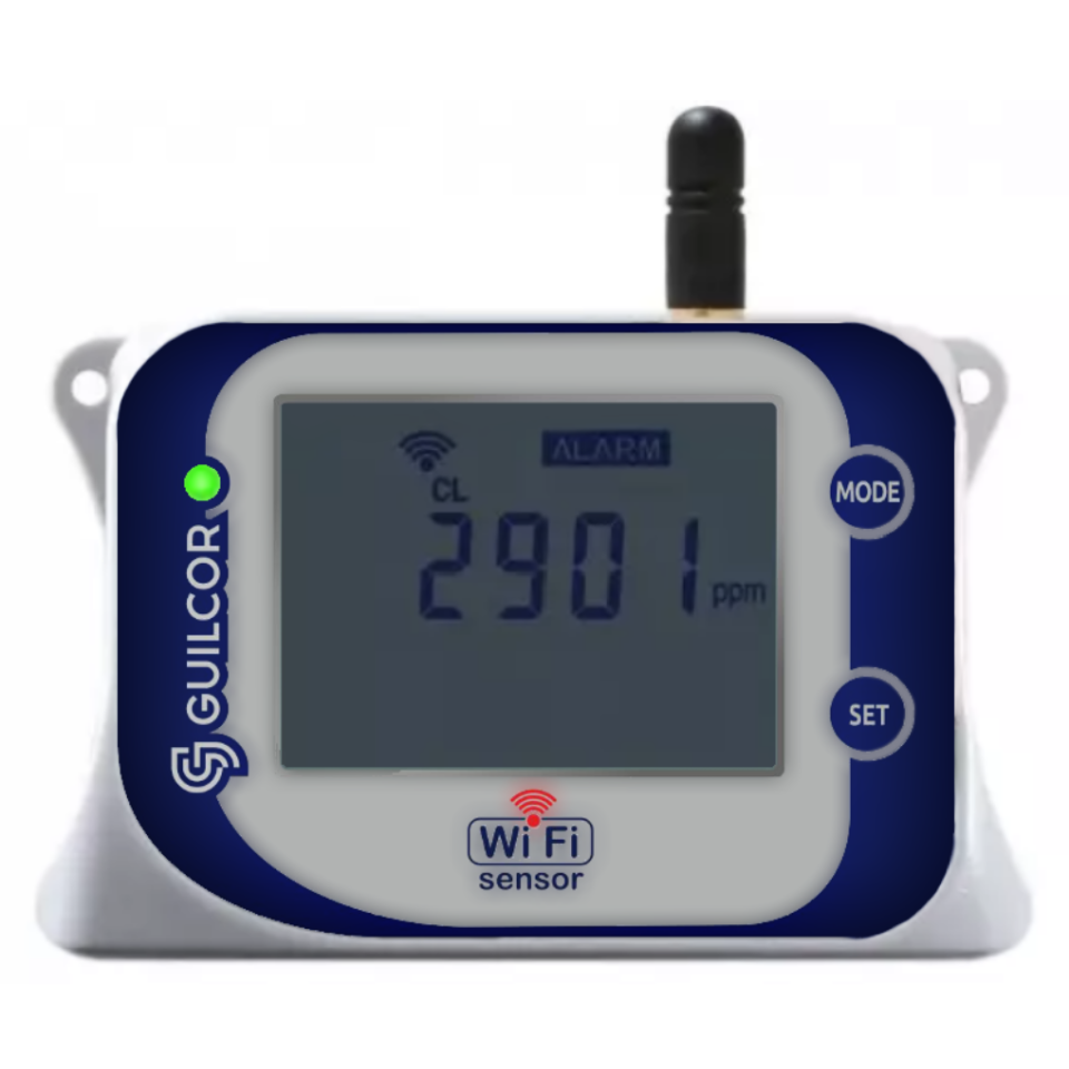 Sensore CO2 WiFi con sonda integrata