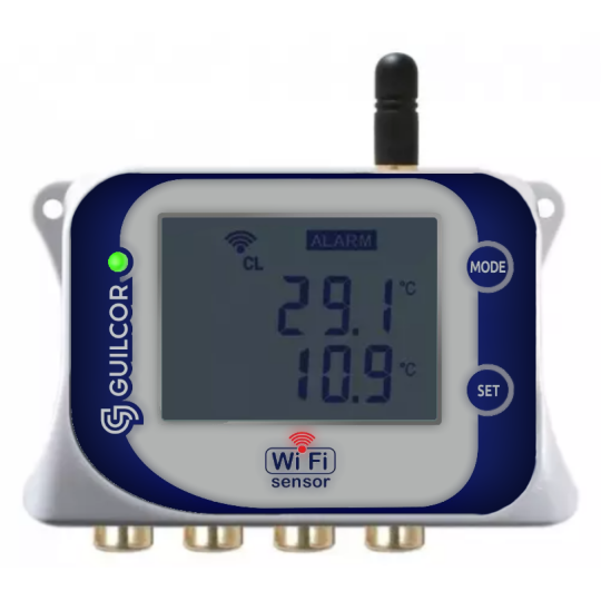 WiFi temperature probe for 4 external Pt1000 probes