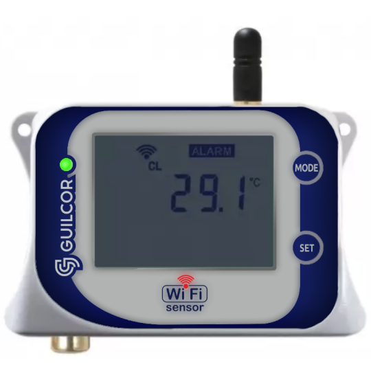 WiFi temperature sensor for an external Pt1000 probe