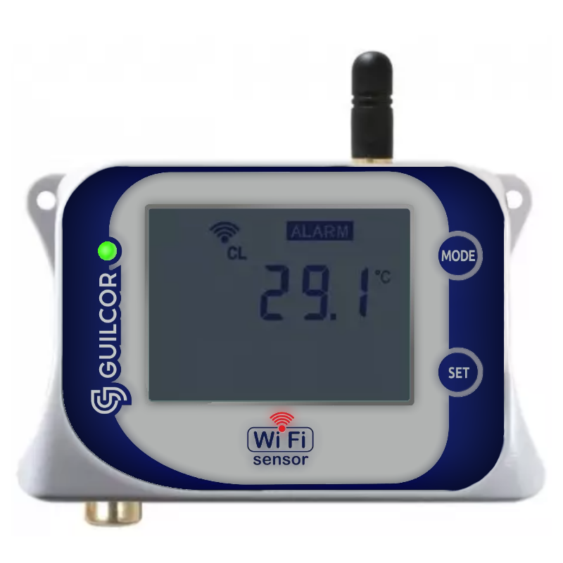 WiFi temperature sensor for an external Pt1000 probe
